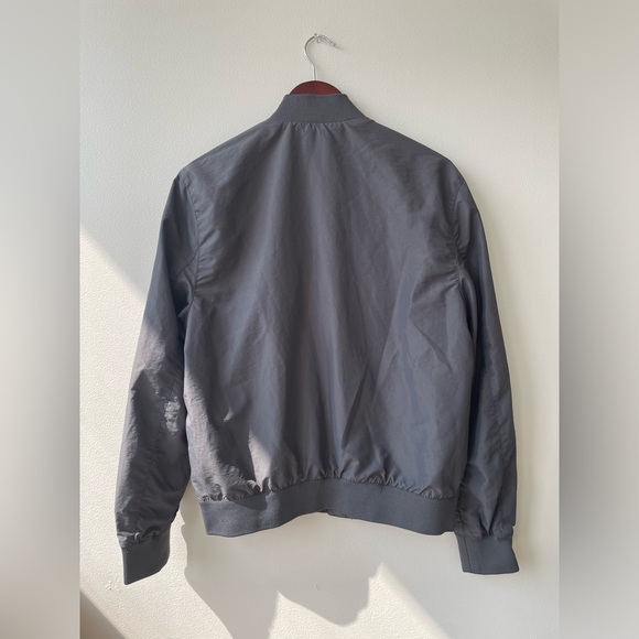 H&M Women’s Gray Bomber Jacket - Size Small - Picture 4 of 5